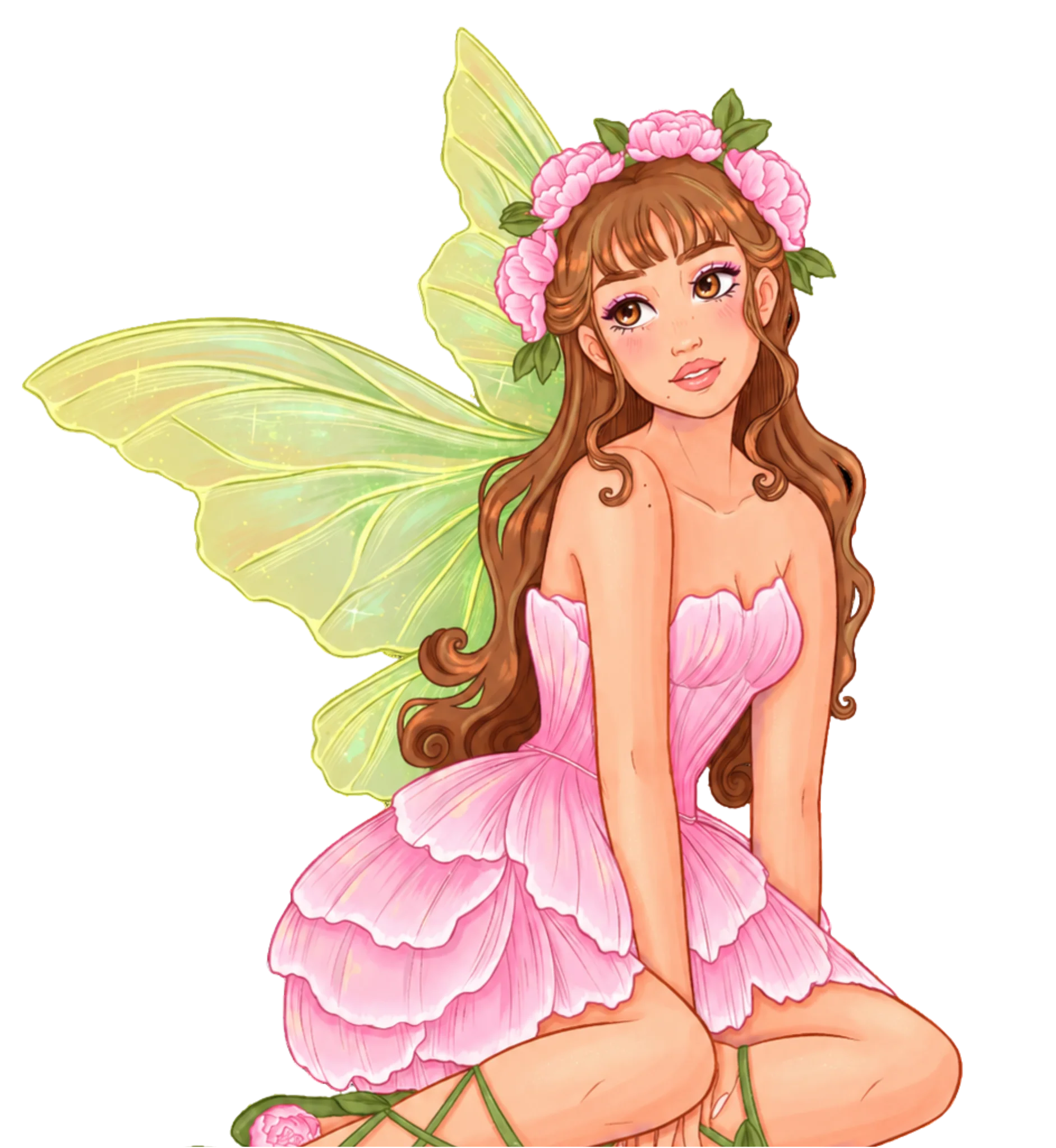 Fairy Flutters ambient nudges feature on the Fleurair neuro-affirming smart mirror